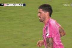 邁阿密生涯處子球！德保羅停球打門得手扳平！蘇亞雷斯傳中助攻！