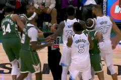 暴脾氣波特戈貝爾夾手臂沖突均吃T！后者抱腿被波特大力推搡