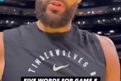 群狼如愿拿下G5！來聽聽G5賽前森林狼球員對G5的形容