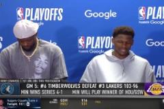 愛德華茲：大家都說湖人5場晉級，結(jié)果我們5場淘汰了他們！