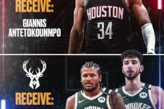 感覺有點(diǎn)虧?。∶烂浇灰啄M：火箭可用杰倫-格林+申京+三首輪去換字母哥