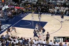 森林狼開(kāi)局轟出13-0高潮，看得場(chǎng)下的庫(kù)里一臉焦急，恨不得自己親自上！