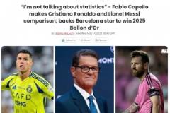 卡佩羅：C羅贏得過冠軍和金球獎，但他不像梅西那樣是個(gè)天才