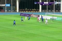 大連太子終于進(jìn)球！毛偉杰禁區(qū)內(nèi)晃開空間小角度打門得手